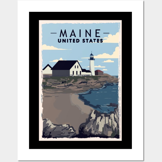 maine Wall Art by husnimubarok